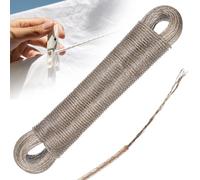 Cuerda Tendedero Exterior, 3mm x 30m Cuerda para Tender Ropa Exterior, Cuerdas Tendedero Exteriors de Acero Impermeable para Jardín, Exteriores, Viajes y Actividades al Aire Libre