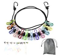 Cuerda Tender Ropa Exterior, 1 pcs tendedero retráctil para Viajes, Accesorios de Camping al Aire Libre, Para viajes, Vacaciones, Exteriores, Camping, Dormitorio