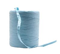 Cuerda trenzada de rafia para envolver, Paquete multicolor de hilo paja rafia 3 rollos 180 m cada uno for manualidades bricolaje(Sky Blue)