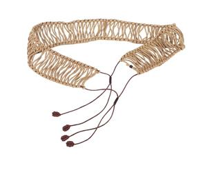 Cuerda Trenzada Envuelta en Tambor de Lengüeta de Acero, Cuerda de Sisal con Detalles Hechos a Mano Adecuada para Tambores de Aire de 12 Pulgadas