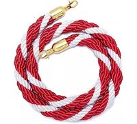 Cuerda trenzada for postes, cuerda de barrera for aberturas grandes, solución de gestión de colas de 91 cm(C,1m/3.3ft/39in)