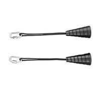 Cuerda Triceps - Fijación de cable de cuerda, 2 cuerdas de tracción tríceps con mosquetones | Sujetador de cuerda de gimnasia, bridas de entrenamiento de fuerza, barra recta, barra en V, access