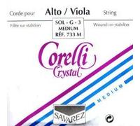 CUERDA VIOLA - Savarez (Corelli Crystal 733M) (Plata) 3ª Medium Viola 4/4