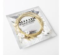 Cuerdas acústicas multicolor, 6 unidades, latón resonante | Base de monofilamento de nailon, tono dulce, tacto cómodo, juego de 6, cuerdas de repuesto ideales