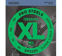 CUERDAS BAJO ELECTRICO - D´Addario (EPS220) Pro Steels Extra Super Lite J. Completo (040/060/075/095