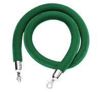 Cuerdas colgantes de terciopelo 3/4/5 pies for control multitudes(Green,3m/9.8ft/118in)