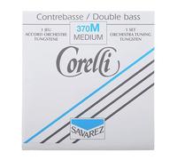 CUERDAS CONTRABAJO - Salvarez (Corelli 370/M) (Juego Completo/Tungsteno/Orchestra) Medium Bass 4/4