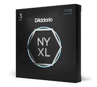D'Addario NYXL1152 Nickel Wound Electric Guitar Strings, Medium Top / Heavy Bottom, 11-52, 3 Sets "