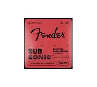 Cuerdas de bajo de Fender Stainless 9050, acero inoxidable de cuerda plana, calibres 9050CL .045-.105, (4)