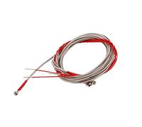 Cuerdas de bajo eléctrico: núcleo de alambre de acero inoxidable de alta tensión, aleación de cobre con devanado de terciopelo rojo para una fuerte resonancia y tensión de luz