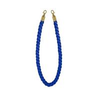 Cuerdas de barrera polipropileno | Control de multitudes multicolor de varios tamaños: for eventos, colas y lugares(Blue,40in/101.6cm/3.3ft)
