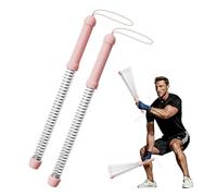 Cuerdas de batalla sin cuerda (paquete de 2) - Cuerdas de entrenamiento portátiles con peso para entrenamiento HIIT, cardiovascular y muscular, equipo plegable de gimnasio en casa para hombres y