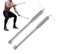 Cuerdas De Combate Portátiles - Par De Cuerda De Ejercicio Inalámbrica 48x3cm Aluminio Acero, Entrenamiento Cardiomuscular Brazo Pecho Espalda Piernas, Compacta Ligero Duradero | Fitness Home Gimnasio
