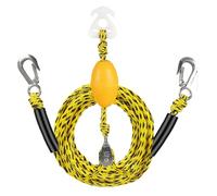 Cuerdas de esquí para deportes acuáticos: cuerda de tubo de agua de agua profesional, cable de arnés fortalecido | Línea manual de viaje extremo, cable de remolque de accesorio para botes sin costuras