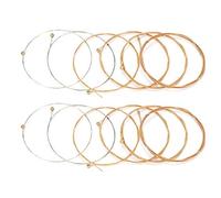 Cuerdas De Guitarra 12 Pcs Cuerda De Acero De Repuesto Para Guitarra Popular Para Accesorios