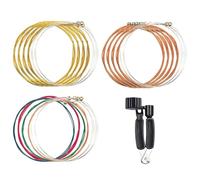 Cuerdas de guitarra acústica Conveniente enrollador 3 en 1 Cuerdas de guitarra acústica suaves para cambios de cuerdas sin esfuerzo Fundido de elastómero Fundido decorativo