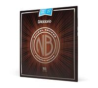 Cuerdas de guitarra acústica D'Addario, níquel bronce, NB1047-12, calibre ligero 10-47, juego de 12 cuerdas, paquete de 1