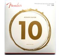 Cuerdas De Guitarra Acústica Fender Phosphor Bronze Western 010-048