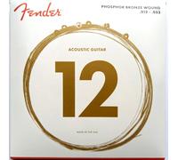 Cuerdas De Guitarra Acústica Fender Phosphor Bronze Western 012-053