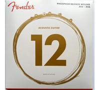 Cuerdas De Guitarra Acústica Fender Phosphor Bronze Western 012-053