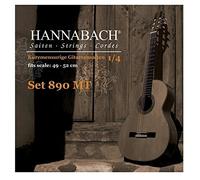 Cuerdas de guitarra clásica Hannabach Serie 890 MT para 1/4 guitarra para niños Escala: 49-52cm - Si2 8902MT 1/4