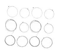 Cuerdas de Guitarra Eléctrica Metal para E203, Juego de 2 Sets de 12 Piezas - Sonido Excelente, Alta Durabilidad, Estabilidad en la Afinación para Músicos