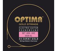 Cuerdas de guitarra eléctrica Optima Gold Strings Round Wound E6 042w GE042