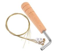 Cuerdas de Lira de Metal 16 Cuerdas, 1 Juego para Arpa | Llave de Afinación Incluida, Repuesto para Instrumento, Orientado a Aprendices de Lira Clásica y Músicos