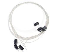 Cuerdas de nailon para guitarra clásica de alta calidad con cuentas de puente integradas para un tono vibrante y una configuración sin complicaciones, cuerdas de nailon para guitarra clásica con