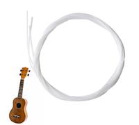 Cuerdas de ukelele, juego de cuerdas estándar para ukelele, enrollador de cuerdas blancas para ukelele soprano, concierto y tenor de 21/23/26 pulgadas