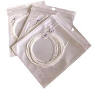 Cuerdas de ukelele Soprano,4 piezas/juego enrollador de cuerda para ukelele | Nuevo accesorio de repuesto para cuerdas de ukelele regular soprano práctico para principiantes