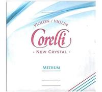Cuerdas de violín Corelli Crystal D Stabilon Nylon/Silver umsonnen Light 703ML