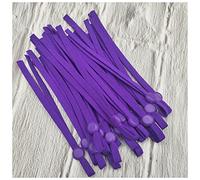 Cuerdas Elasticas 50/100 unids 5 mm Mascarilla ajustable Cable de banda elástica con hebilla Mascarillas elásticas de la oreja de lanyard de la oreja de la cuerda del enemigo Bricolaje Haciendo sumini