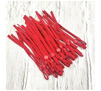 Cuerdas Elasticas 50/100 unids 5 mm Mascarilla ajustable Cable de banda elástica con hebilla Mascarillas elásticas de la oreja de lanyard de la oreja de la cuerda del enemigo Bricolaje Haciendo sumini