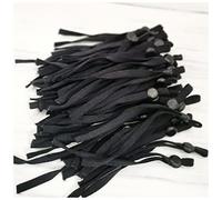 Cuerdas Elasticas 50/100 unids 5 mm Mascarilla ajustable Cable de banda elástica con hebilla Mascarillas elásticas de la oreja de lanyard de la oreja de la cuerda del enemigo Bricolaje Haciendo sumini