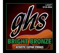 Cuerdas GHS para guitarra ac stica de bronce brillante (juego BB30L), ligeras, 12-54