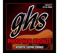 Cuerdas GHS Strings 340 de bronce fosforado para guitarra ac stica, resistentes