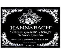Cuerdas Hannabach para guitarra clásica Seire 815 Medium Tension Silver Special (cuerda polivalente para casi todos los instrumentos, cuerdas para guitarra clásica, Made in Germany)