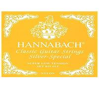 Cuerdas Hannabach para guitarra clásica Seire 815 Super Low Tension Silver Special (cuerda polivalente de alta calidad para casi todos los instrumentos, cuerdas guitarra clásica, Made in Germany)