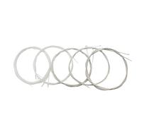 Cuerdas Oud Nylon Aleación de Cobre Chapado en Plata Tensión Normal Transparente Cuerdas Oud Set Accesorio de Repuesto(11strings)