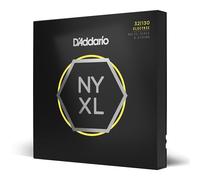Cuerdas para bajo D'Addario - NYXL Bass Strings - NYXL32130MS - Resistencia inigualable, estabilidad de afinación, respuesta mejorada - 6 cuerdas - 32-130 Regular Light, Multiescala