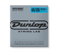 JIM DUNLOP DBSBN45125M - Cuerdas para bajo - Super Bright Medium 45-125 5 cuerdas