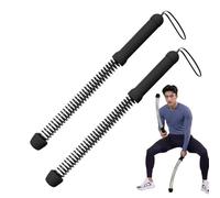 Cuerdas para entrenar | Paquete de 2 cuerdas de batalla | Asas antideslizantes y a prueba de sudor, cuerda de ejercicio de flujo | Equipo de ejercicio para HIIT | Equipo de fuerza de construcción