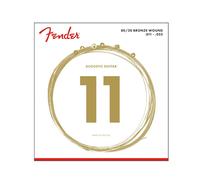 Cuerdas para guitarra ac stica Fender 80/20 de bronce con punta de bola 70CL .011-.052