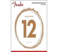 Cuerdas para guitarra ac stica Fender de bronce fosforado con extremo de bola, 60L, 0.012-0.053