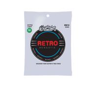 Cuerdas para guitarra ac stica Martin Retro MM10, calibre extrafino, Monel Nickel (6 cuerdas)