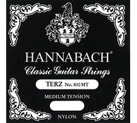 Cuerdas Hannabach para guitarra clásica, tercera guitarra, H/B3-8303MT, serie 830MT, tensión media