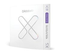 Cuerdas para guitarra D'Addario - Cuerdas para guitarra eléctrica recubiertas XS - Vida útil prolongada para guitarras de 6 cuerdas - XSE1149 - Media, 11-49 - 1 juego