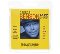 Cuerdas para guitarra de jazz Thomastik-Infeld GB114: juego de 6 cuerdas George Benson