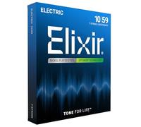 Cuerdas para guitarra eléctrica de 7 cuerdas Elixir® Strings con recubrimiento OPTIWEB®, calibre ligero/pesado (.010-.059)